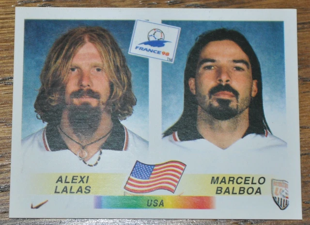 WM Alexi Lalas/Balboa USA - Panini Frankreich 98 Fußball