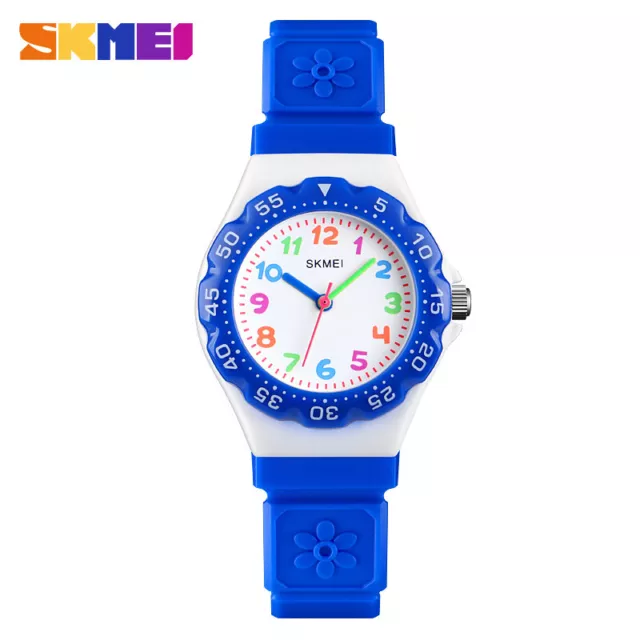 Skmei Kids Boys Girls Children First Watch Easy Tell Time Learning wristwatch
