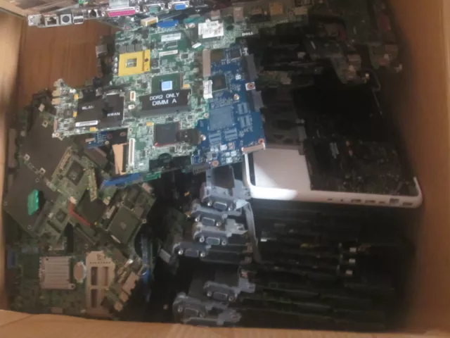 Lot of 40 pcs Laptop motherboards for  scrap metals parts Gold Silver Recovery