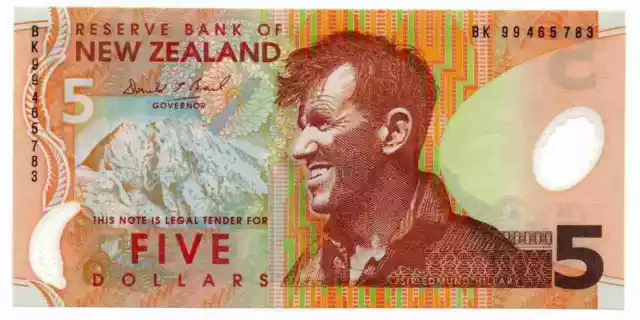 Nuova Zelanda: 5 dollari 1999 (Pick#185)