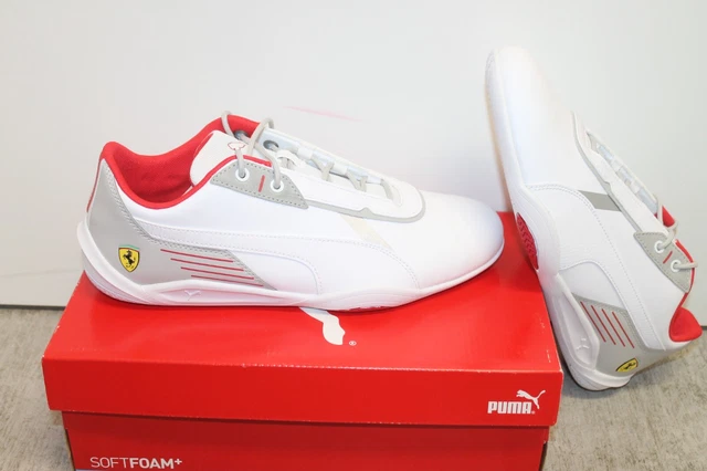 PUMA FERRARI R Chat Machina Sport Hommes Chaussure Basket Blanc