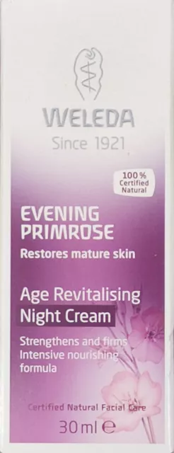 Weleda Evening Primrose Age Revitalising Night Cream 30ml New