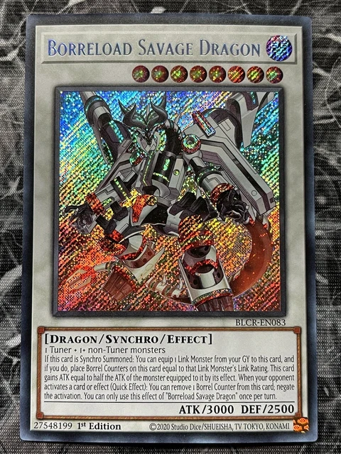 Yu-Gi-Oh! TCG Borreload Savage Dragon Battles of Legend: Crystal Revenge...