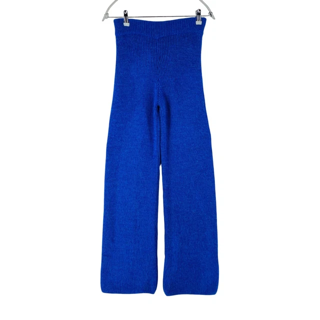 Pantalon Droit Femme En Laine - Tim Coppens Taille L Bleu - Neuf Avec étiquettes