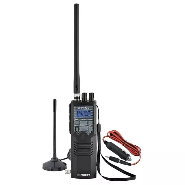 Road Trip Cb Radio,2-Way Handheld Cb Radio with Rooftop Magnet Mount Antenna