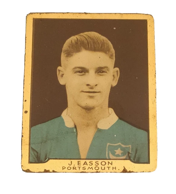 Sehr Seltene Portsmouth Fussballclub 1932 Dc Thomson Abenteuer Metallkarte J Easson