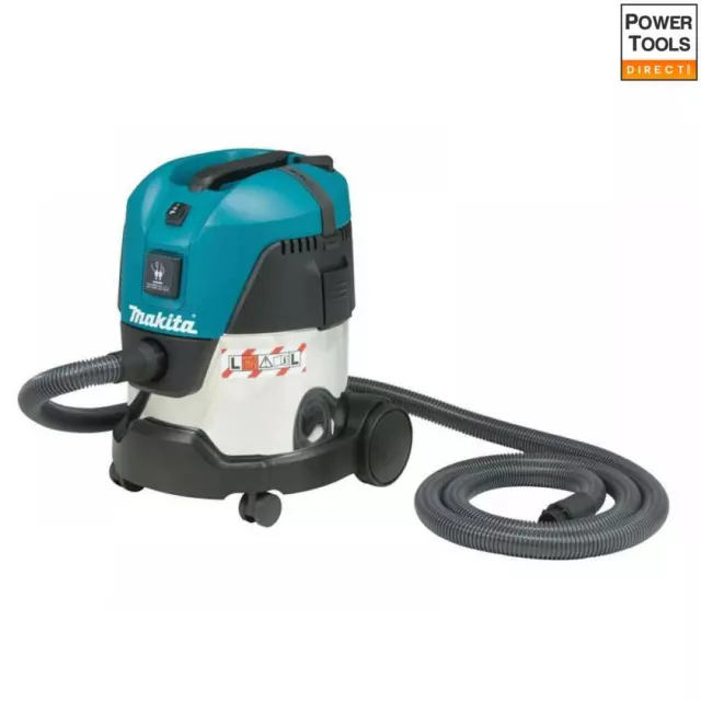 Makita VC2012L-Classe L Aspirapolvere umido e asciutto con presa utensile di alimentazione 240 V 1000 W