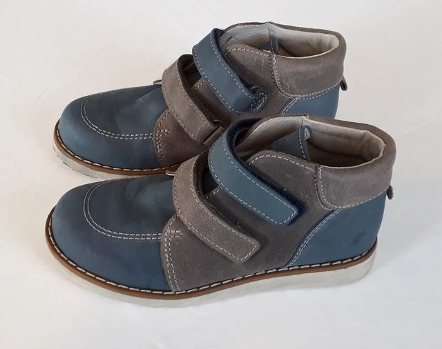 Bottes pour Enfants Garçon Chaussures montantes en CUIR Taille 32