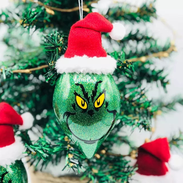 2X Elf Grüne Weihnachtsbaumschmuck XMAS Christbaumanhänger Weihnachten Dekor