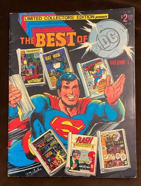 Limited Collectors' Edition, The Best Of Dc, C-52 Oversized Comic, From 1977. 