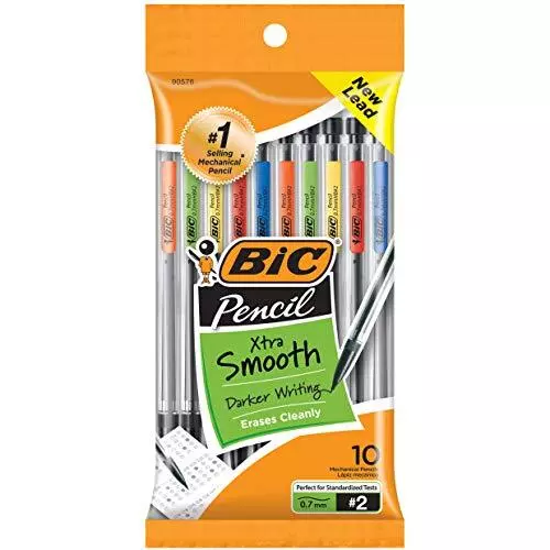 BIC Mechanical Pencil Criterium 0.5mm HB Black + Bonus 12 Leads. Made in  Japan
