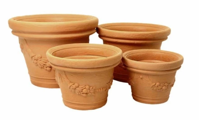 Ve.Ca Fioriera SINGLE COSMOS Rotonda In Resina Taupe Cm45x45h: Vaso Moderno Per Interni Ed Esterni - Made In Italy - 2