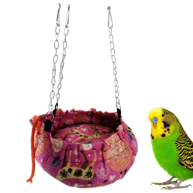 Parrot Sleeping Hammock Hamster Swing Toy Warm Pet Nest Hanging