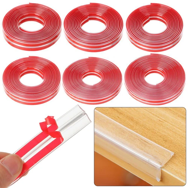 Self Adhesive Desk Bumper Table Edge Guard Furniture Corner Protector Strip
