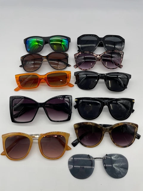 Lot of 11 pcs – Assorted Sunglasses - Hilfiger, Giselle, Piranha and other