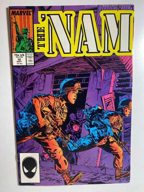 Marvel Comics The 'Nam Vol.1 #10 (1987) Vf Comic