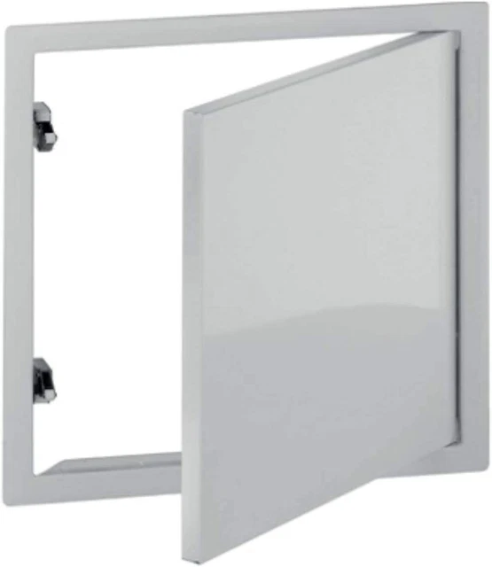 Portón de revisión puerta de revisión acero pintado 600x600mm, blanco, placoplatre