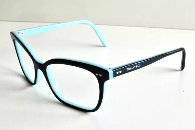 Tiffany & Co Eyeglasses TF 2155-8055 Black Frames Silver Heart 54-17-140