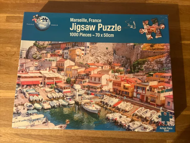 PUZZLE WORLD 1000 Piece Marseille,France jigsaw Puzzle Complete No