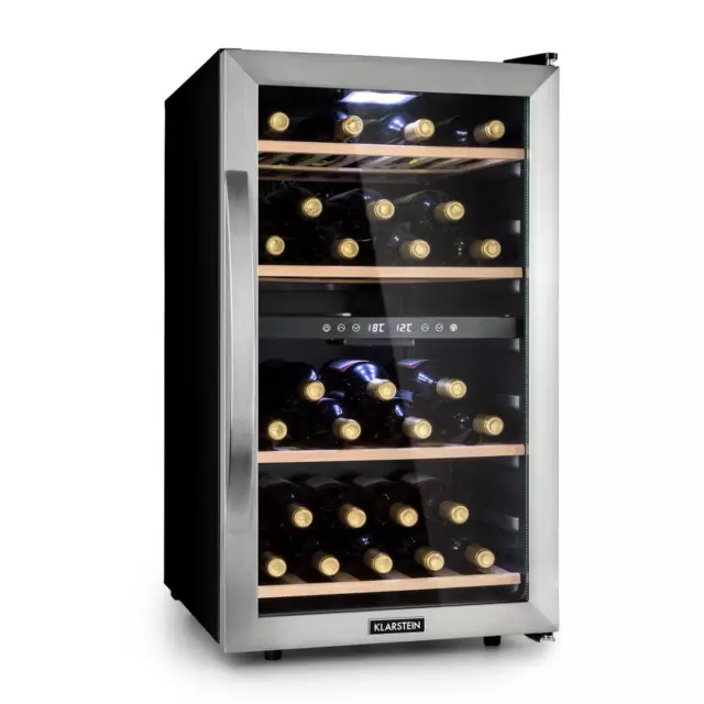 *B-WARE* Weinkühlschrank Weinlagerschrank Getränkekühler 2 Zonen 118L 45 FL.