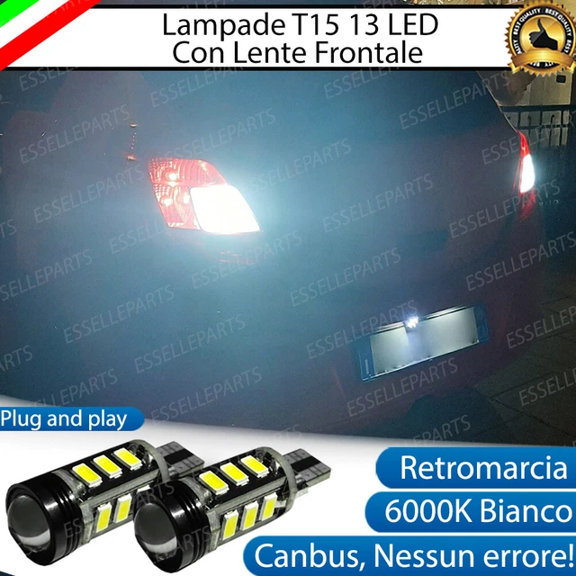 Lampade Retromarcia LED CANBUS Per VW Golf VII - 13 LED T15 W16W, Bianco 6000K, Senza Errori