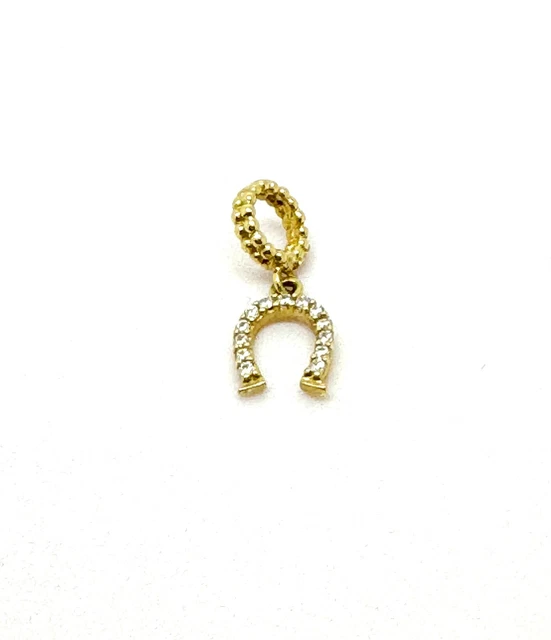 Pendentif En Or Jaune 18 Carats - Petit Cheval Cabré - Neuf Avec étiquettes - Marque Pegaso Gioielli