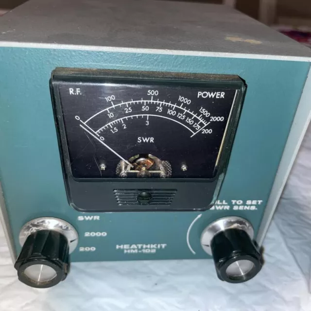 HEATHKIT HM-102 Wattmeter mint condx 2000W Amateurfunk HAM Radio