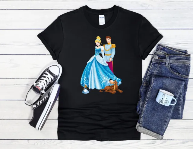 Cinderella Charming Men Women Jute Bag Unisex Hoodie Baseball T Shirt Top 3657