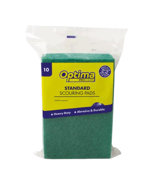 Green Scouring Pads Strong Heavy Duty Large Kitchen Cleaning Washing Up