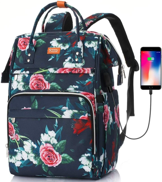 Backpack Womens for Work, Waterproof School Bag for Girls, Anti-Theft Bookbag La