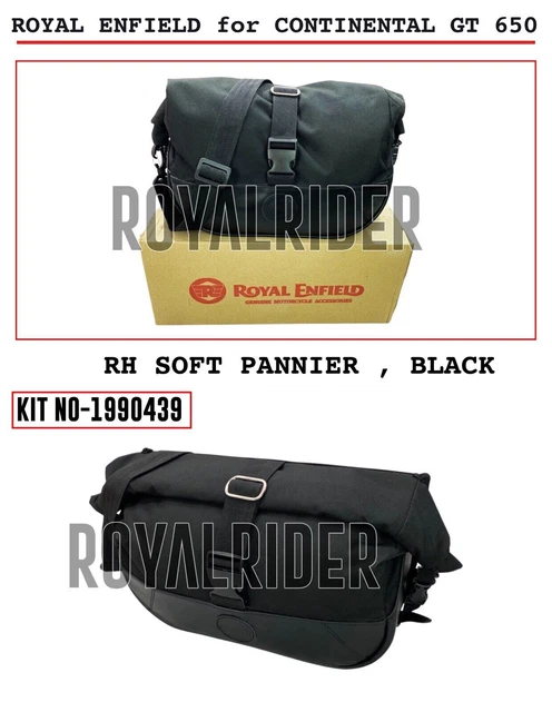 Satteltaschenhalter Royal Enfield Continental GT 650 Satinschwarz - La Poderosa