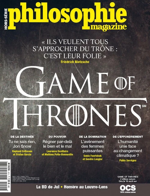 Philosophie Magazine Hors-série spécial Game of thrones