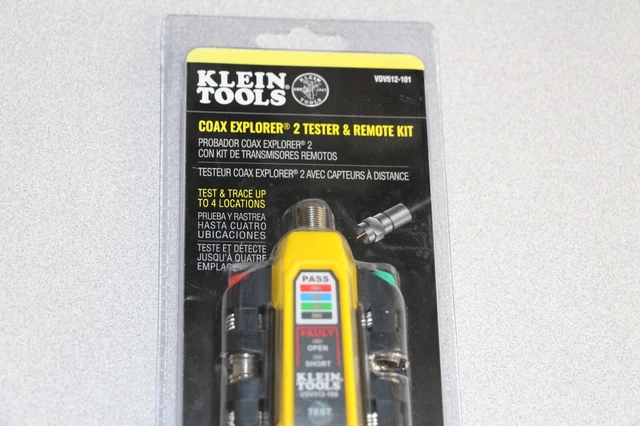 Klein Tools VDV512-101 Coax Explorer 2 Tester & Remote Kit NEW 2