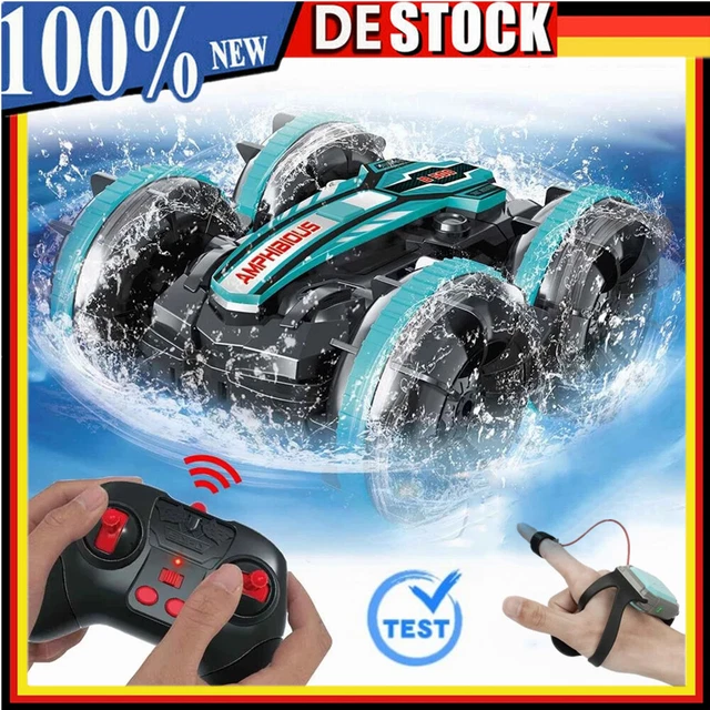 Amphibien RC Auto Mit LED - 2.4Ghz 4WD Ferngesteuertes Auto Für Land & Wasser