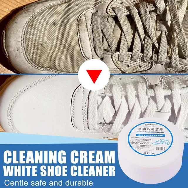 White Shoe Cleaning Cream Shoes Whitening Stain Cleansing Remover Cream : X8U0