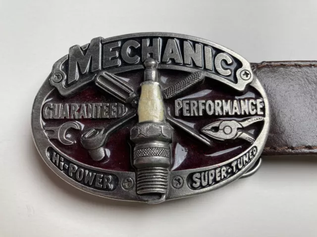 Gürtel mit Schnalle „The Great American Buckle Co.“ Limitierte Auflage Vintage