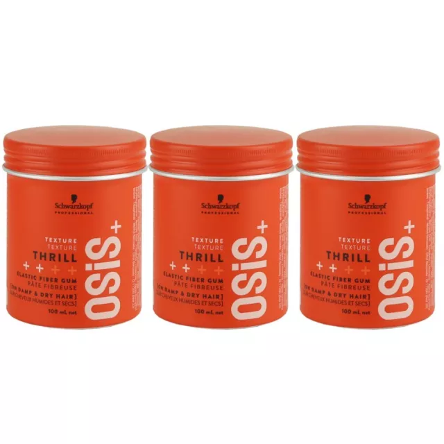 Schwarzkopf Osis Thrill 3 x 100 ml Strukturcreme Set