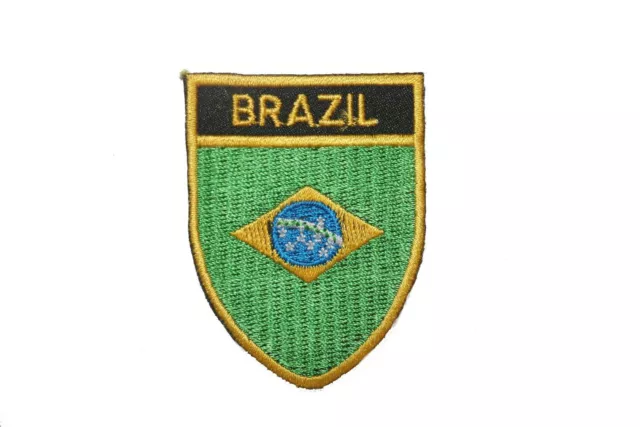 BADGE ÉCUSSON BOUCLIER Brésil Cbf Patch Fer-On Crest 2 1/2 X 3 1/4 Pouces  ..Neuf EUR 7,79 - PicClick FR