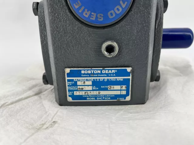 New Boston Gear F718-30-B5-G Right Angle Gear Reducer 30:1 Ratio F71830B56 3
