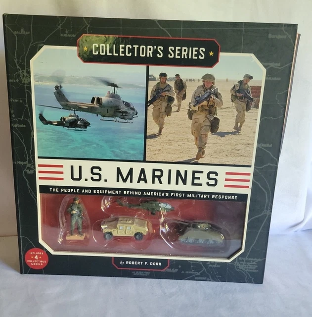 THUNDER BAY Collector's Series US Marines Illustrated Book & Collectible Toys