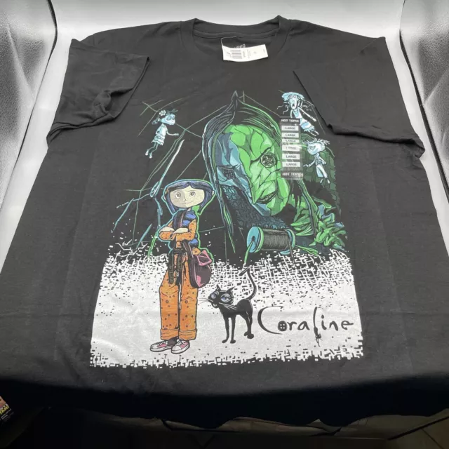 Coraline T-Shirt Other Mother Ghost Children LARGE New