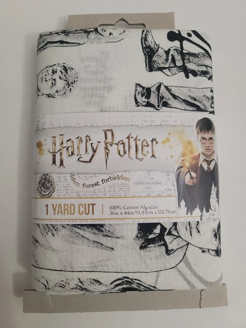 NEW ☆ HARRY POTTER☆ 100% Cotton Material 36"x44" inch
