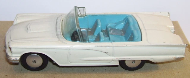 Corgi Toys Ford Thunderbird 1959 Verte Toit Crème 1/48 - Boîte D'origine