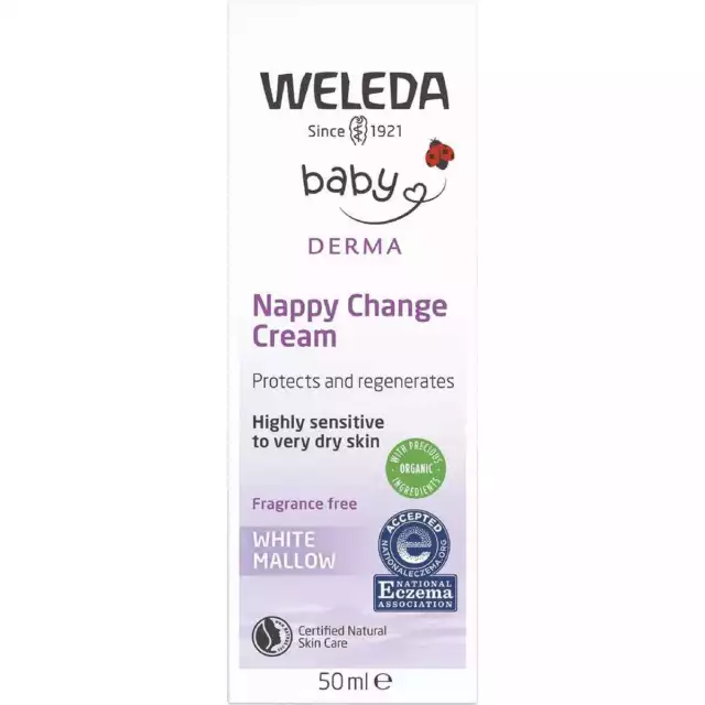 Weleda White Mallow Nappy Change Cream 50ml 3