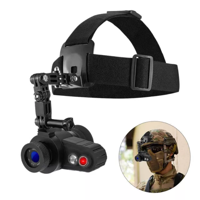 HD Digital IR Night Vision Goggles Monocular  Head Mounted Hunting Cross Cursor