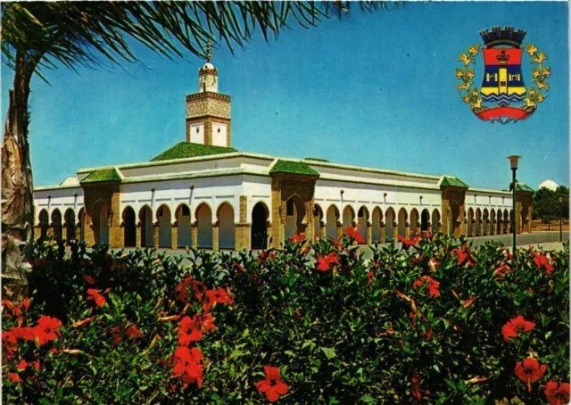 CPM AK MAROC RABAT-Mosquée El FES et Armoiries de la ville (342968)