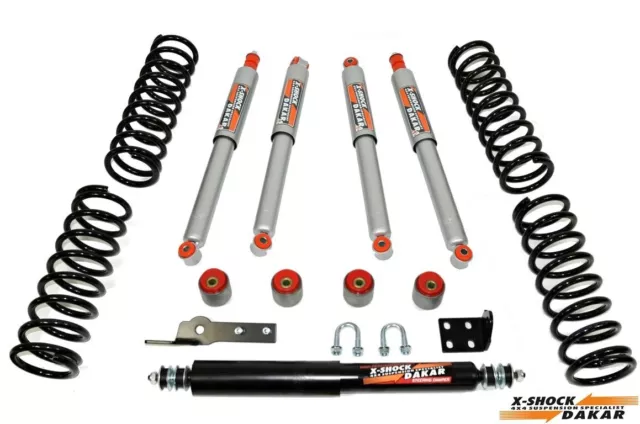 +2'' FAHRWERK HÖHERLEGUNG Suzuki Jimny COMPLETE LIFT KIT 2 Jahre Garantie