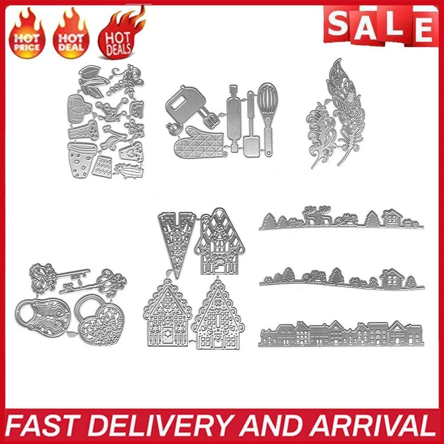 Cut Dies Christmas Pattern Holiday Wedding Invitation Card Blade Punch Stencils