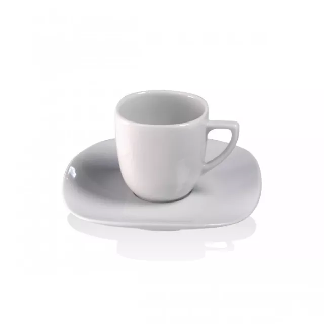 Taza Café Mimoza Blanca de Porcelana De 9 CL GURAL Desayuno Hotel BAR