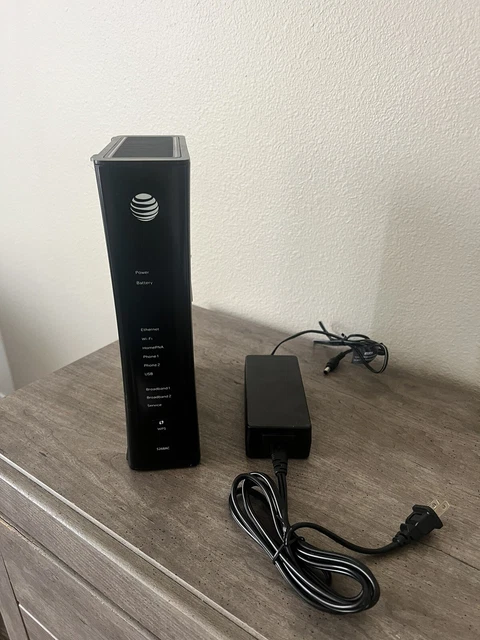 AT&T U-VERSE PACE 5268AC Modem Router w Power Adptr - TESTED FREE SHIP ...
